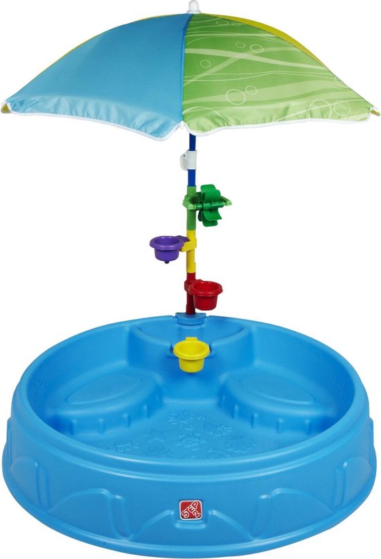 Step2 Kinderzwembad Play & Shade 95 X 19 Cm - Blauw