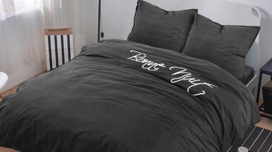 Papillon Napier Dekbedovertrek - 100% Percale Katoen - 1-persoons (140x200/220 Cm + 1 Sloop) - 1 Stuk (60x70 Cm) - - Grijs