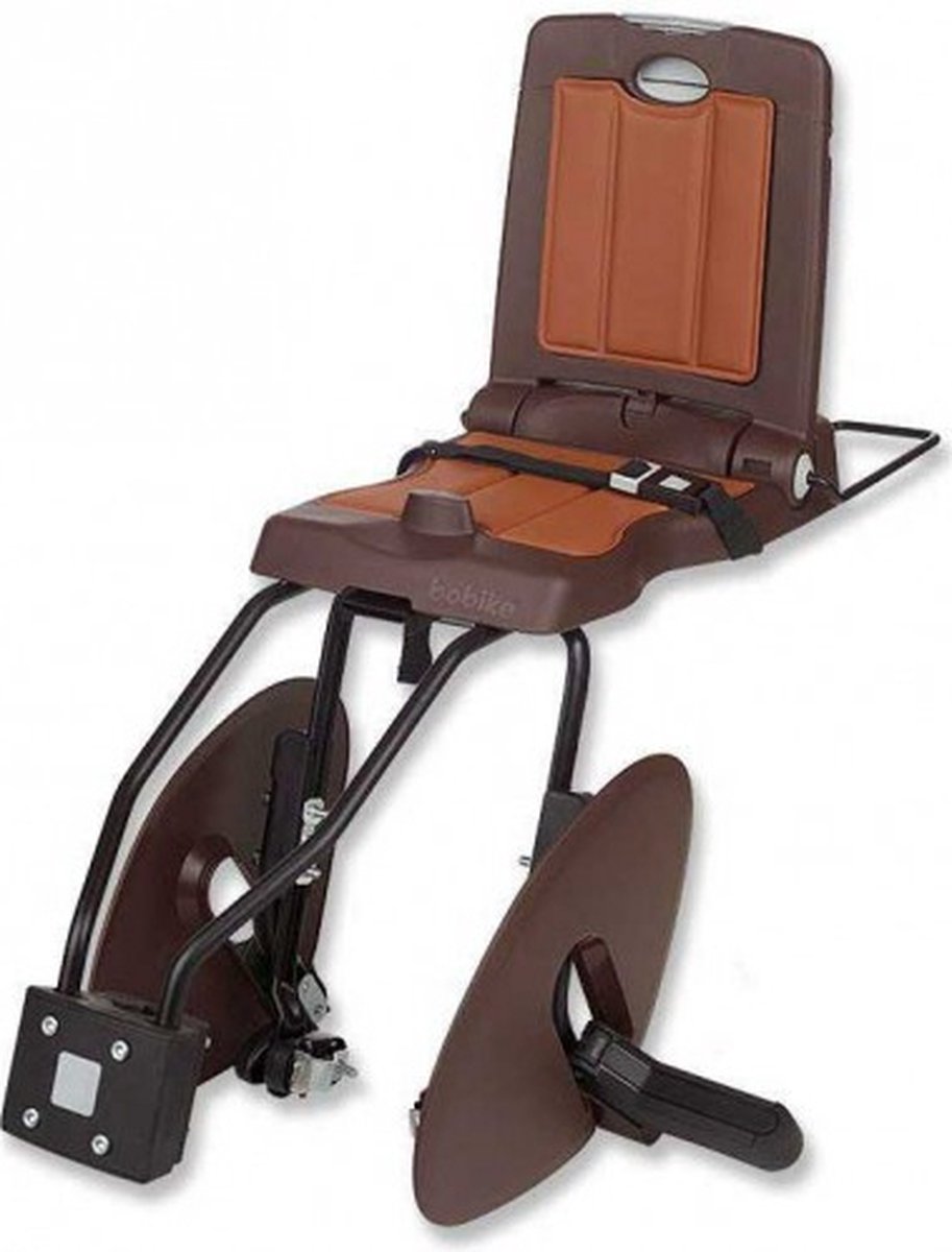 Bobike achterzitje Junior Classic Plus 32 x 25 cm - Bruin