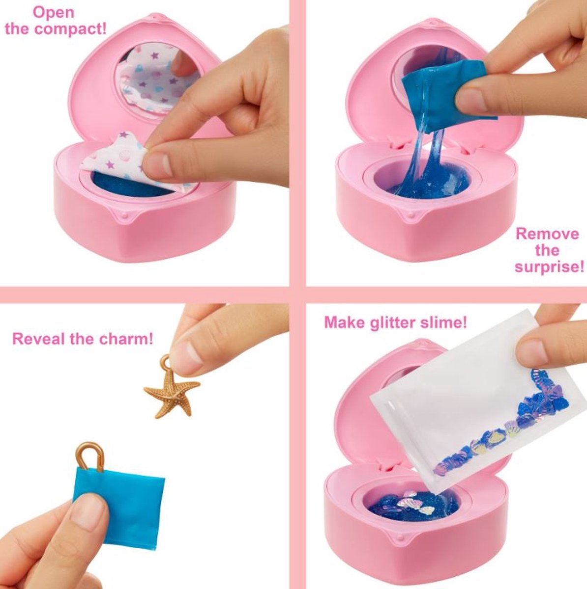 Barbie verrassingspop Color Reveal meisjes paars 15 delig