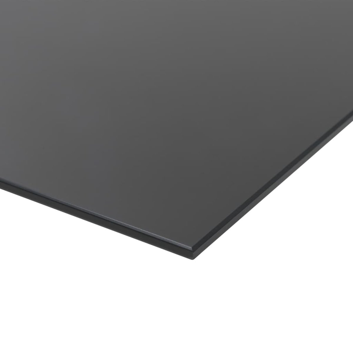 Vidaxl Schoolbord Voor Aan De Wand Magnetisch 80x60 Cm Glas - Zwart
