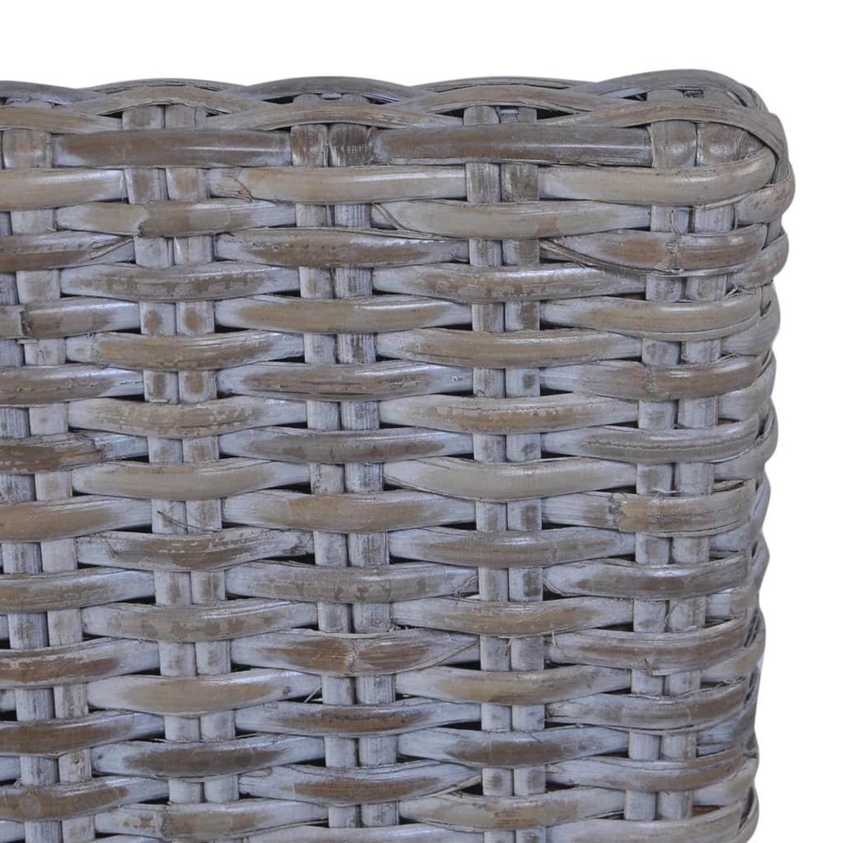 Vidaxl Eetkamerstoelen 6 St Kubu Rattan En Mangohout - Bruin