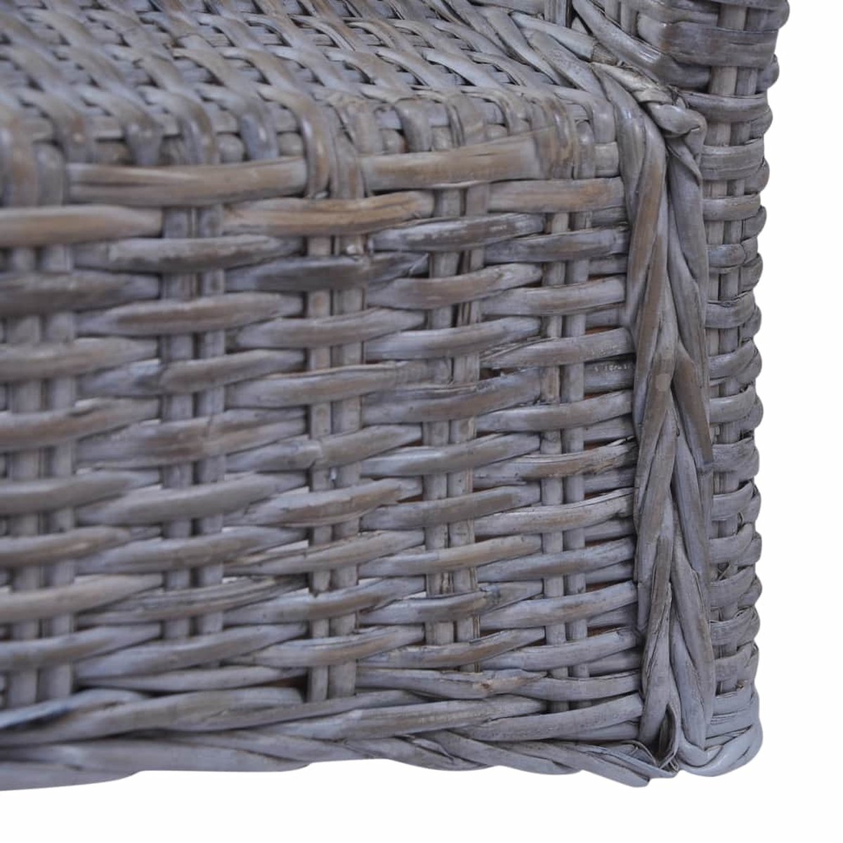 Vidaxl Eetkamerstoelen 6 St Kubu Rattan En Mangohout - Bruin
