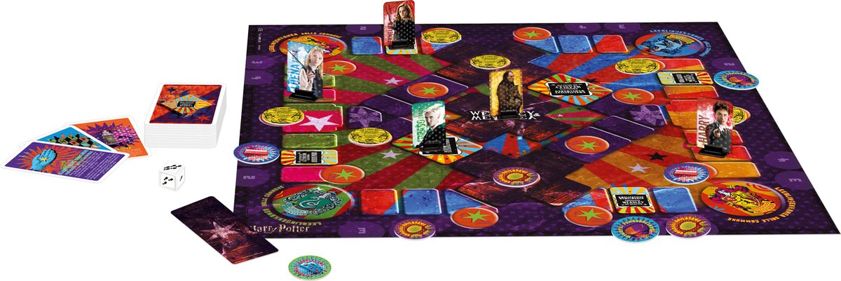 Harry Potter bordspel De Spijbelsmuldoos speurtocht 83 delig