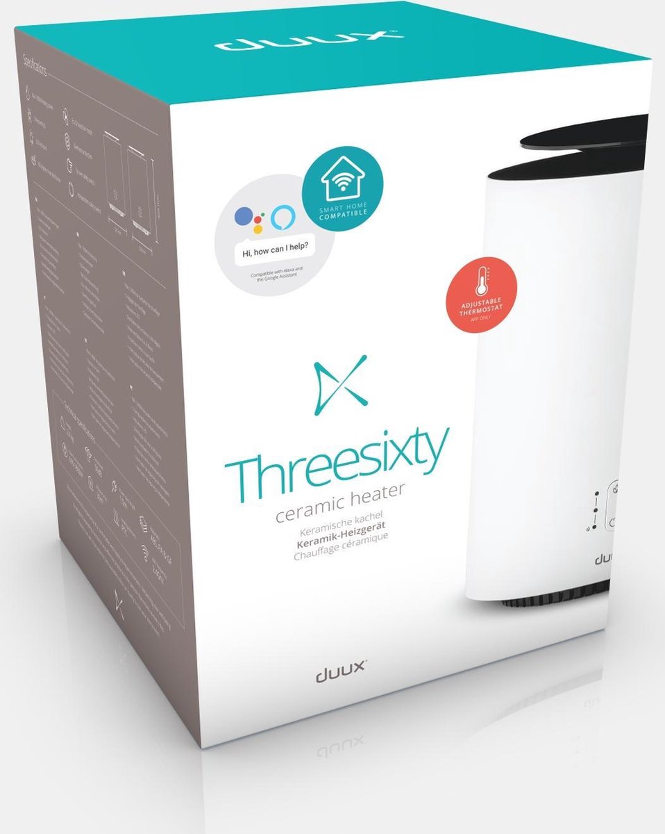 Duux Threesixty 2 Smart - Wit