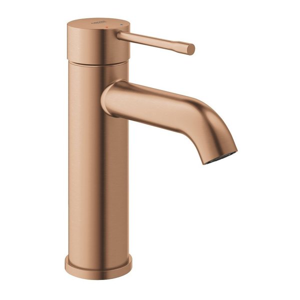 Grohe Essence 1-gats wastafelkraan S-size m. gladde body Brushed Warm Sunset 24172DL1