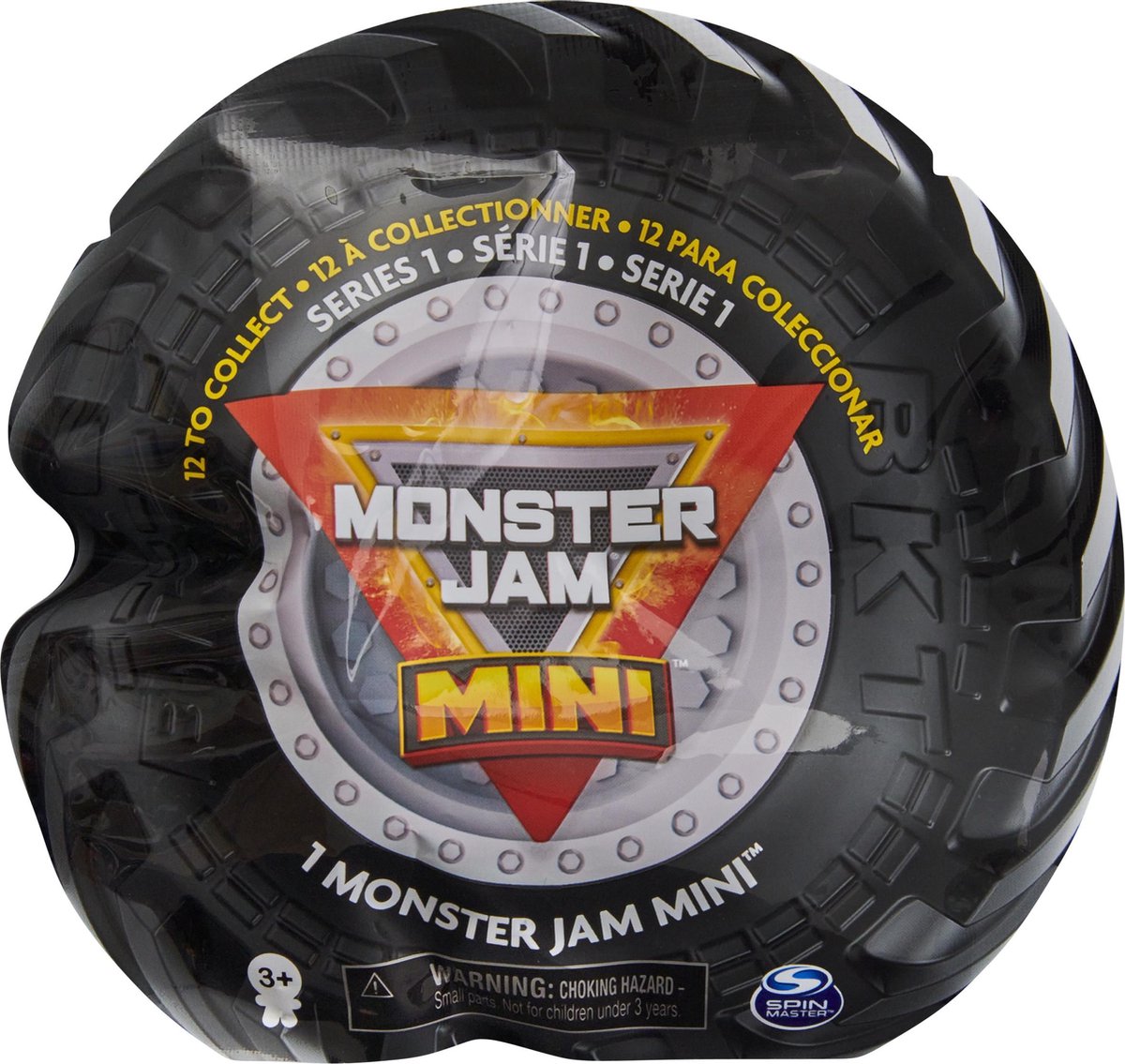 Monster Jam monstertruck Mini junior 1:87 die cast zwart/grijs