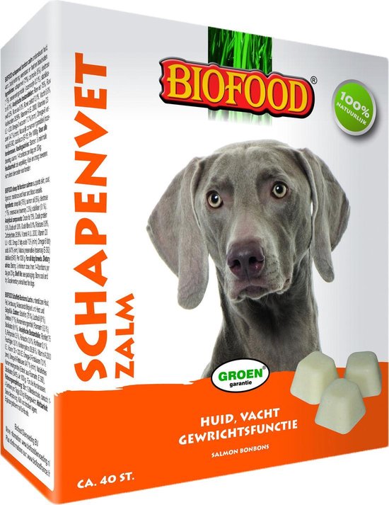 Biofood Schapenvet - Hondensnacks - Zalm Vet 40 stuks