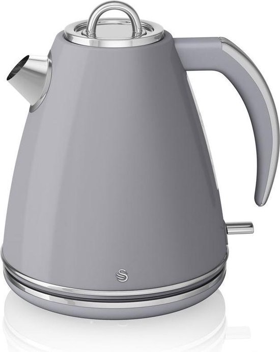 Swan Retro Waterkoker 1.5 L - Grijs