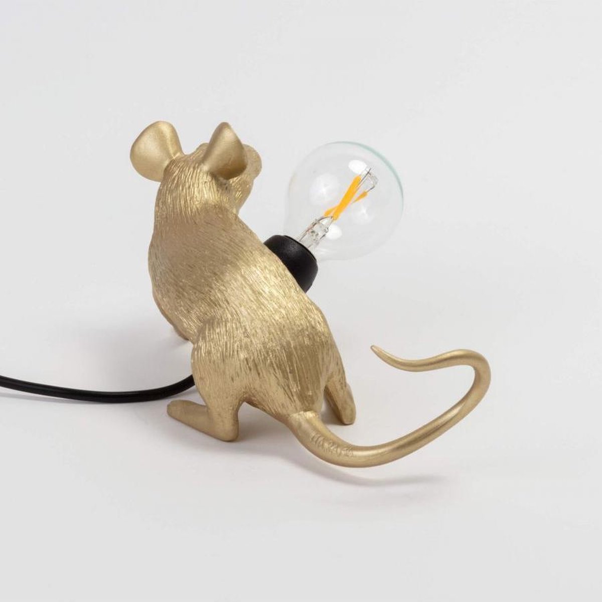 Seletti Mouse Lampresin Standing - Goud