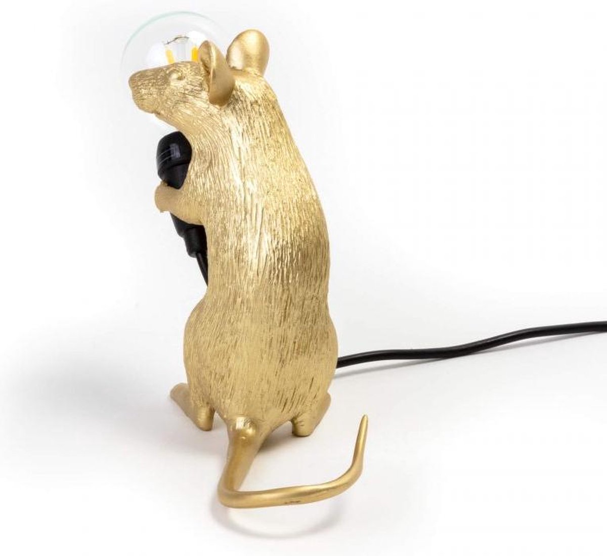 Seletti Mouse Lampresin Standing - Goud