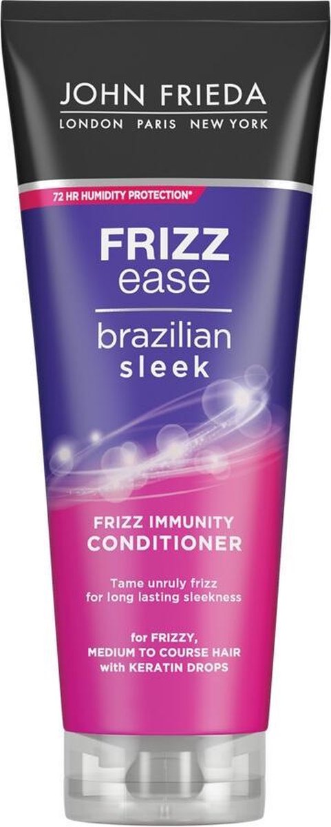 John Fr. Frizz Ease Conditioner Brazillian Sleek Immunity 250 ML
