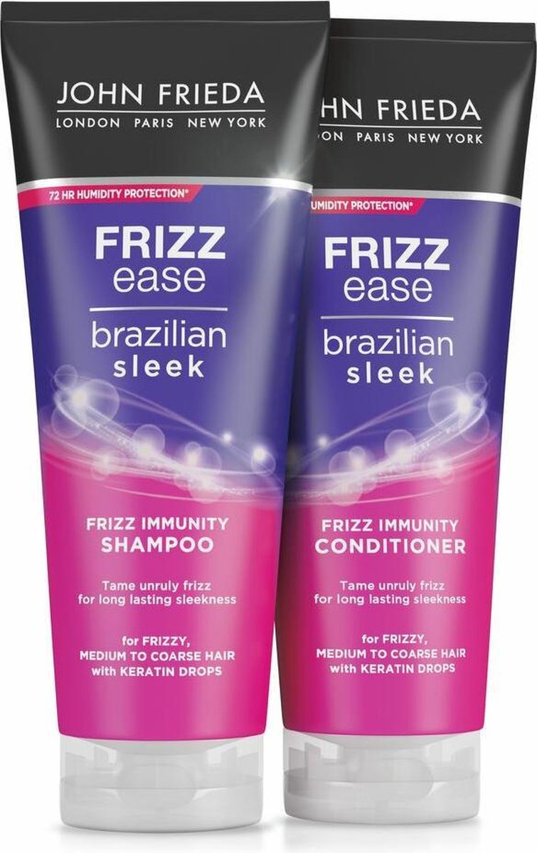 John Fr. Frizz Ease Shampoo Brazillian Sleek Immunity 250 ML