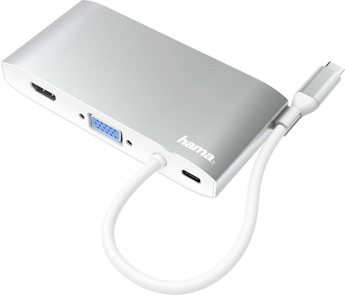 Hama USB-C-hub met 8 poorten