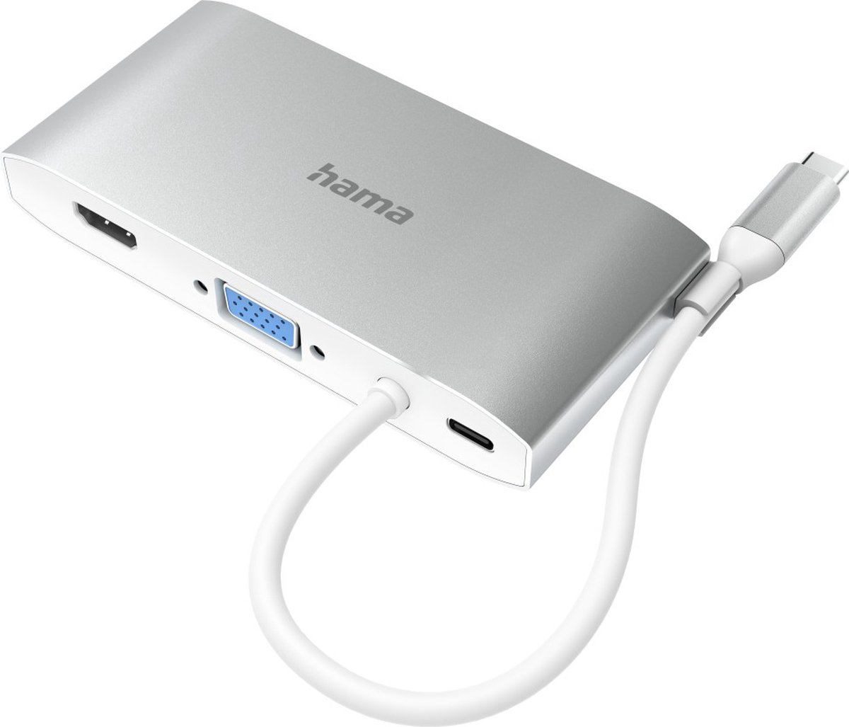 Hama USB-C-hub met 8 poorten