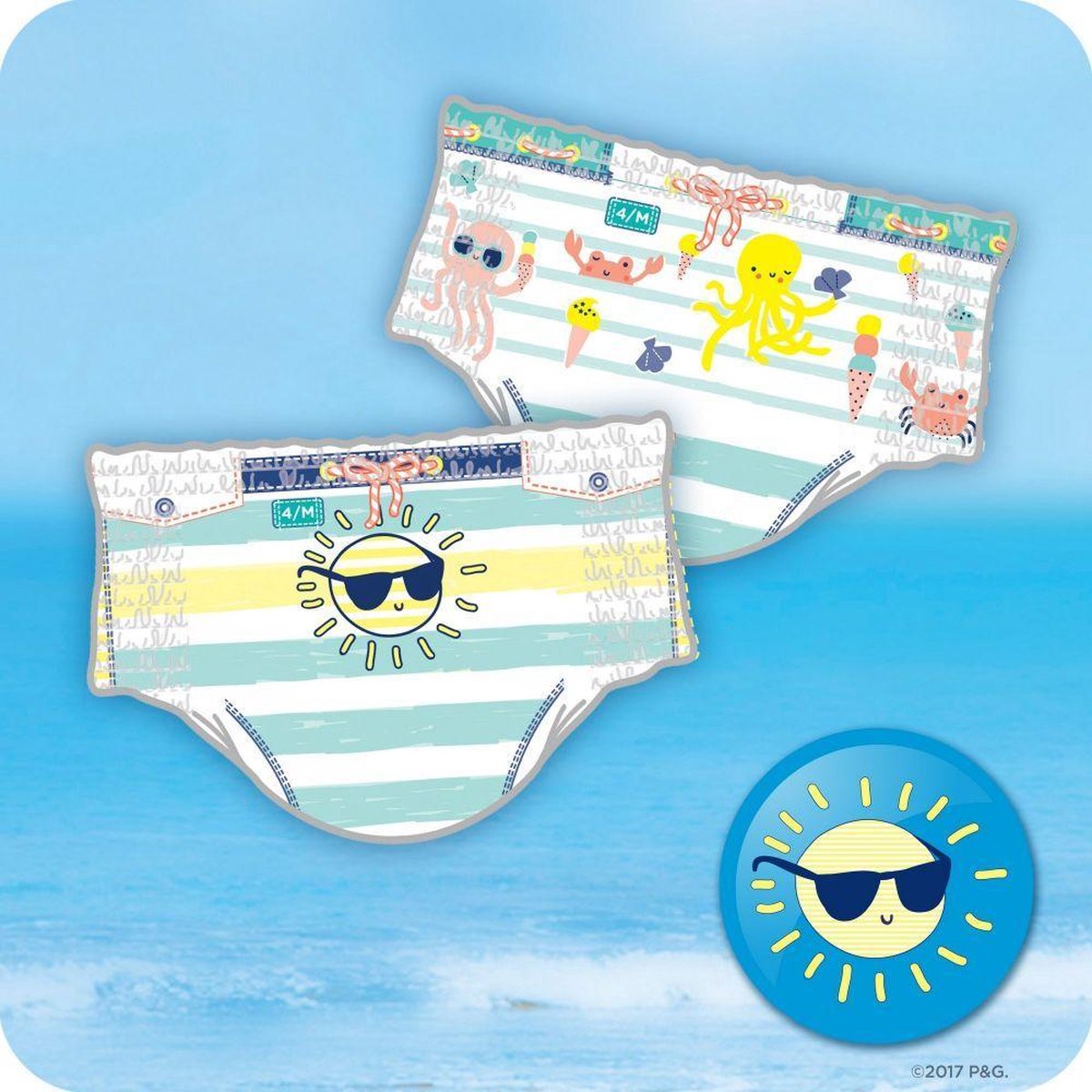 Pampers Splashers Maat 4-5 9-15kg Carrypack Luiers 11-Luiers