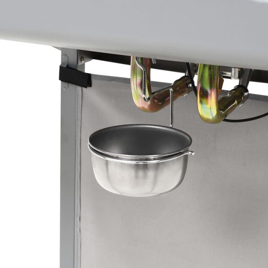 Vidaxl Gasbarbecue En Grill Met 2 Kookzones Roestvrij Staal Zilver - Silver