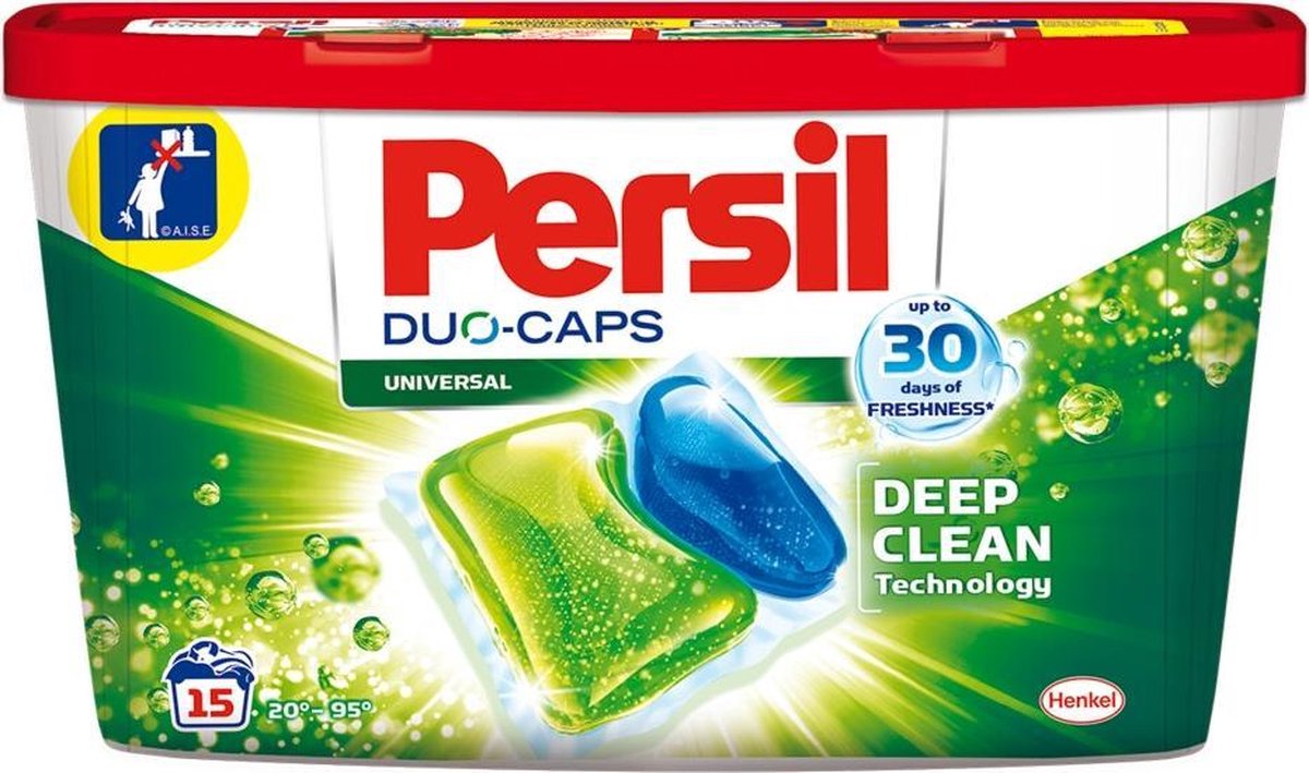 Persil Duo Caps Wasmiddel Deep Clean - 15 stuks