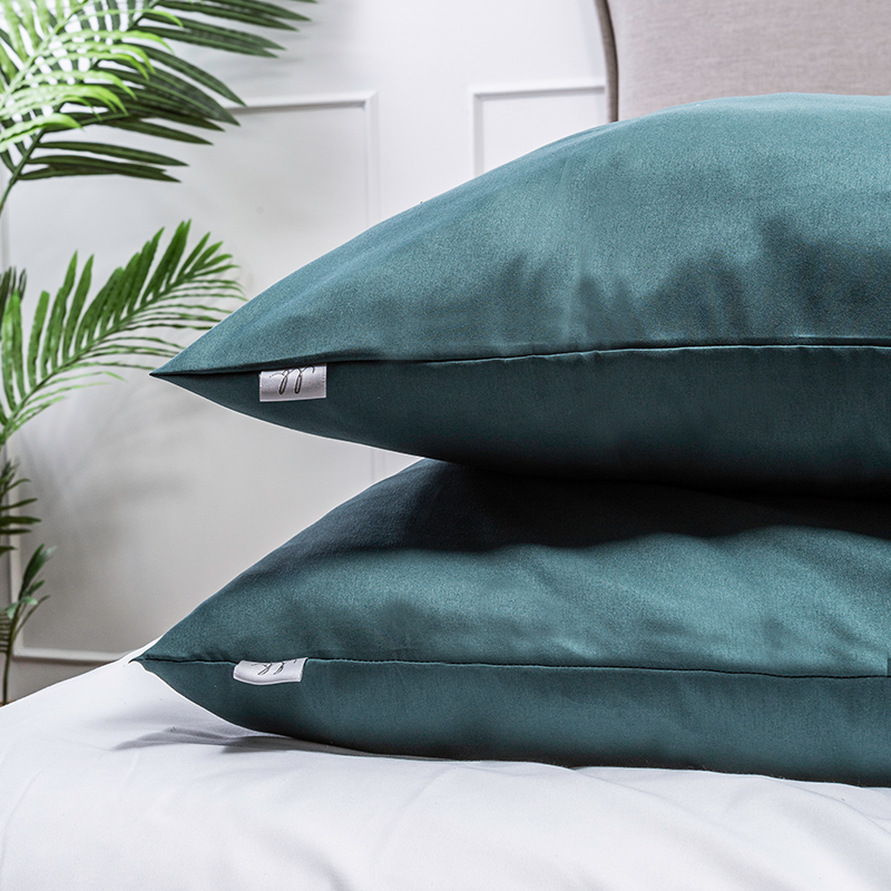 Luna Bedding 2- Pack Kussensloop Luna Uni - Flessen - Groen