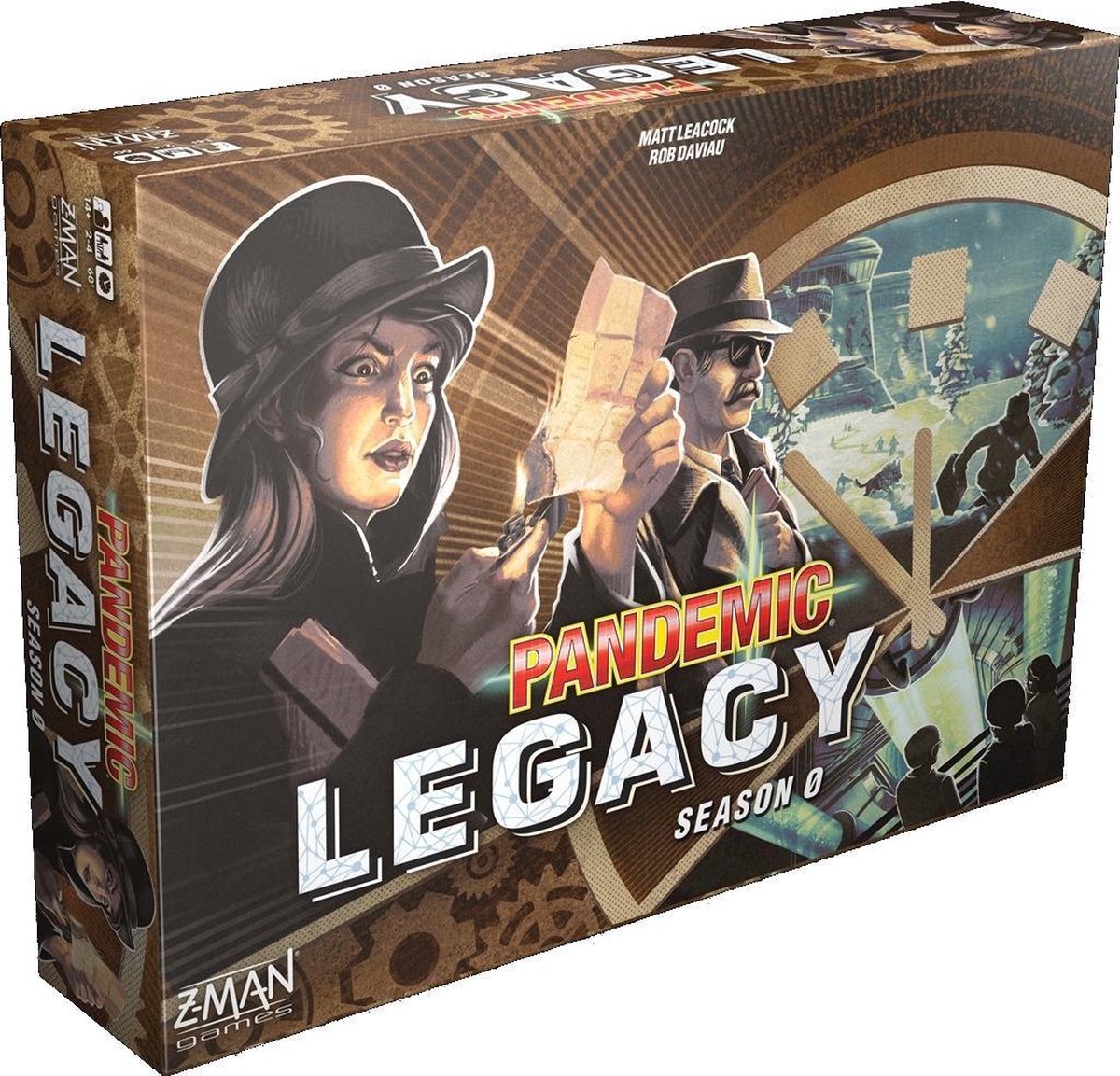 Z-Man Games Z Man Games bordspel Pandemic Legacy Seizoen 0 bruin (en)