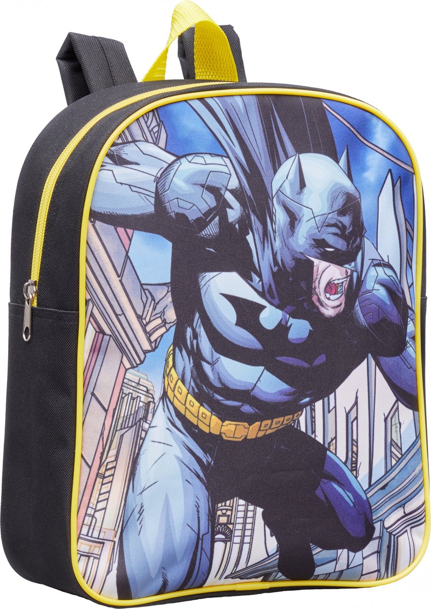 Marvel rugzak Batman jongens 5 liter 25 x 31 cm PVC zwart/geel