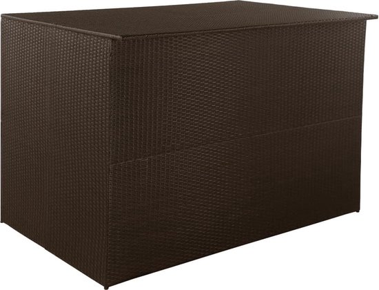 Vidaxl Tuinbox 150x100x100 Cm Poly Rattan - Bruin