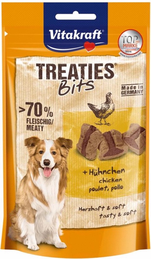 Vitakraft Treaties Bits 120 g - Hondensnacks - Bacon&Kip