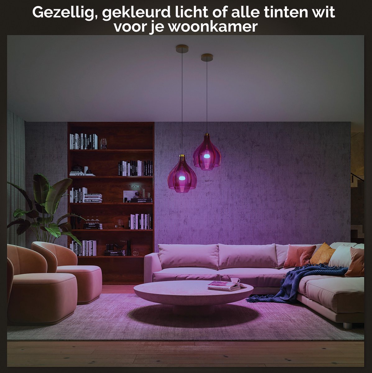 Philips White & Color E27 10.5W Duo pack