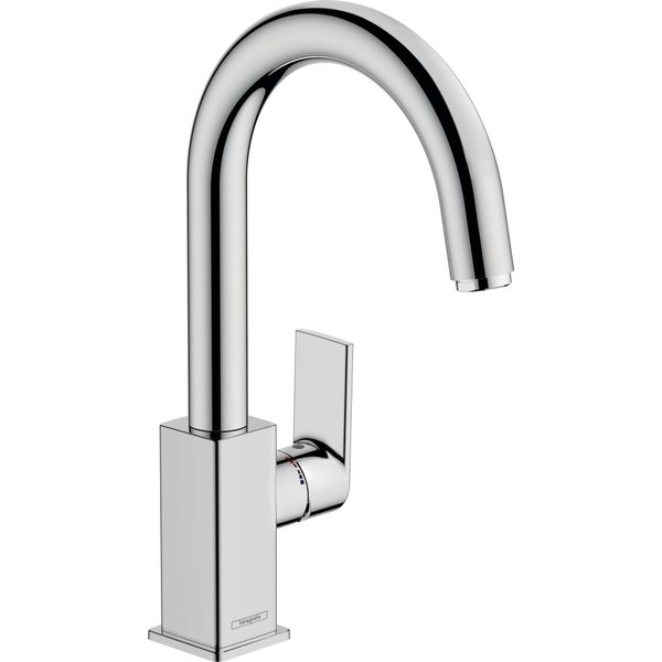 Hansgrohe Vernis wastafelkraan uitloop draaibaar m/waste chroom 71564000