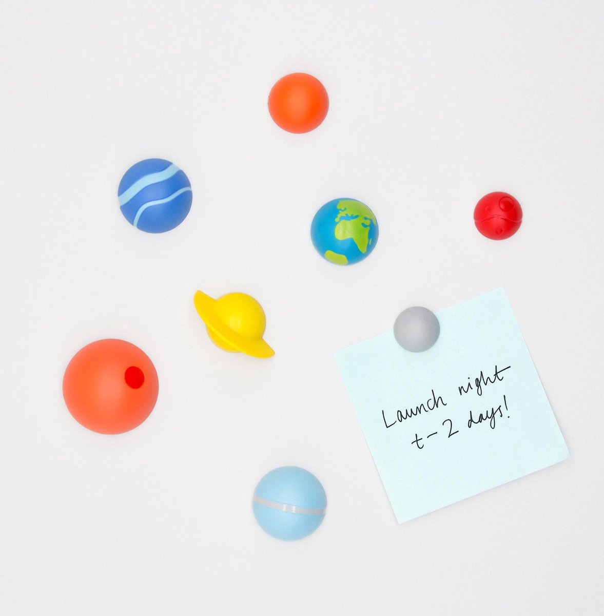 Suck UK magneten zonnestelsel 2,5 cm 8 stuks