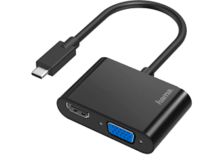 Hama 200313 Video-adapter 2-in-1 USB-C UHD