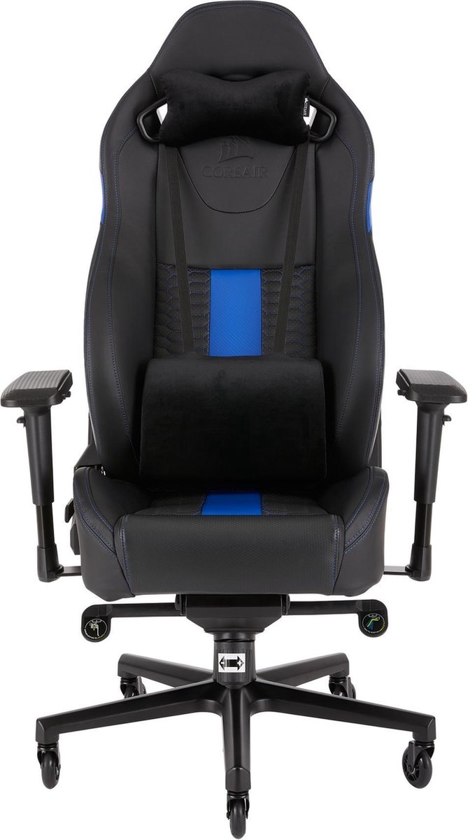 MSI Corsair T2 Road Warrior Gaming Chair Zwart/ - Blauw