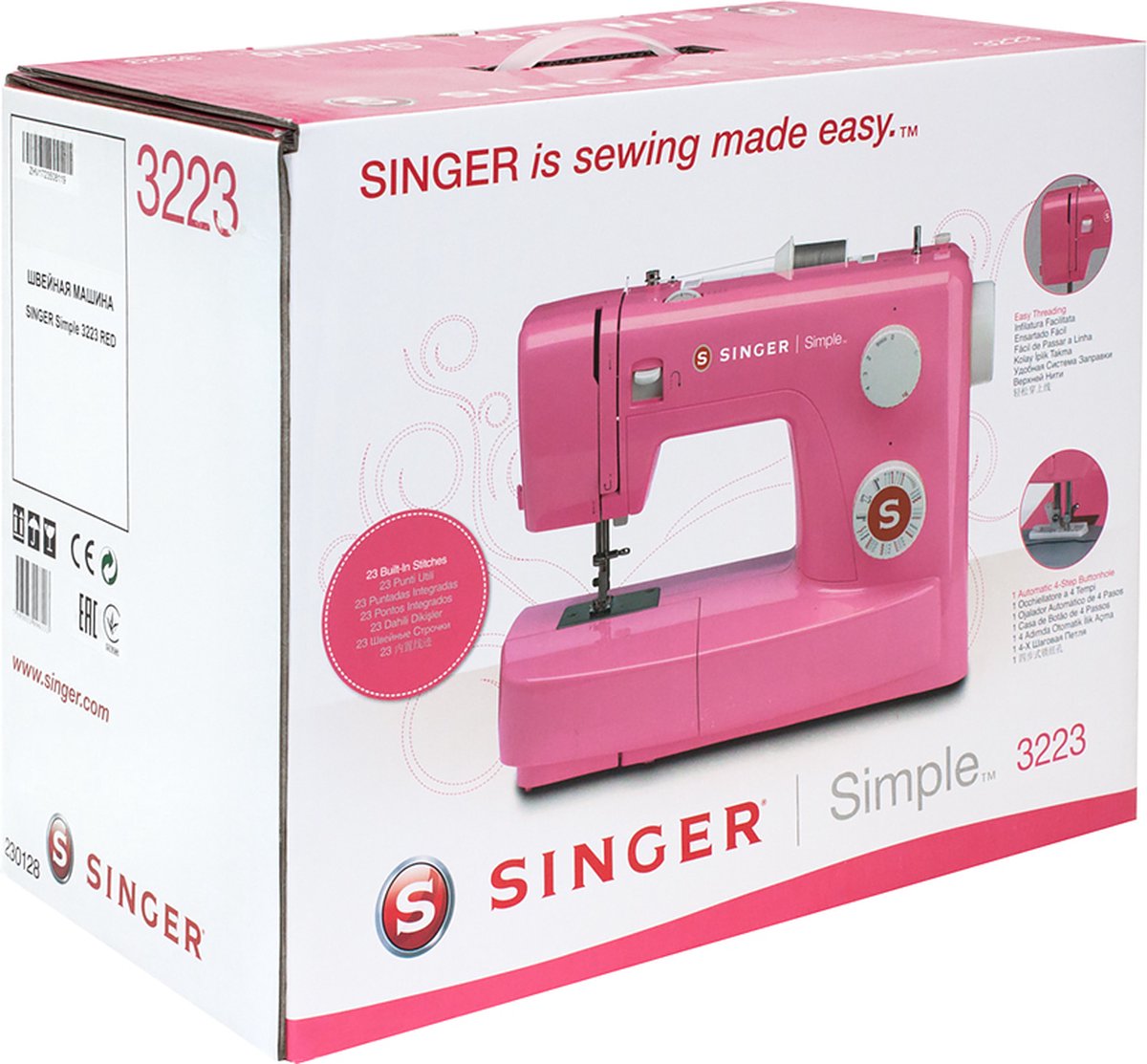 Singer Simple 3223r Semiautomatische Naaimachine Elektromechanisch