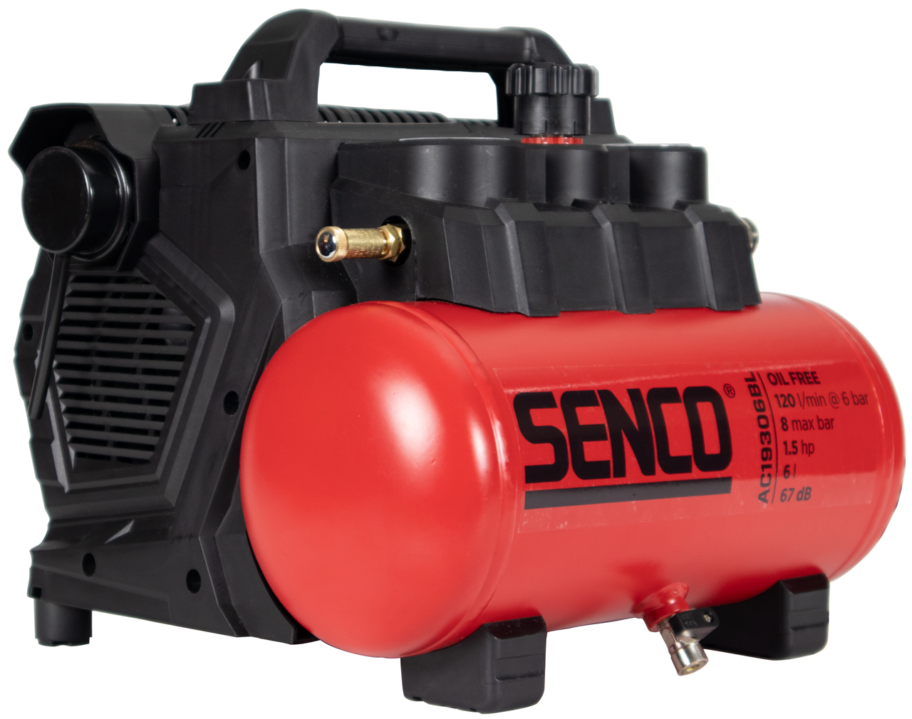 Senco AC19306BL | Compressor | 6 L | 8 Bar