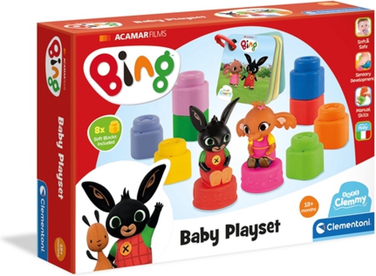 Clementoni stapelblokken Bing junior 11 delig