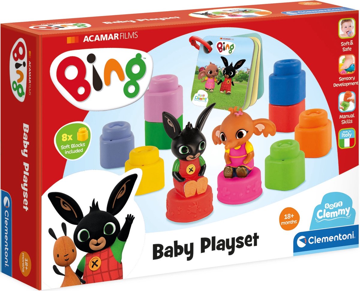 Clementoni stapelblokken Bing junior 11 delig