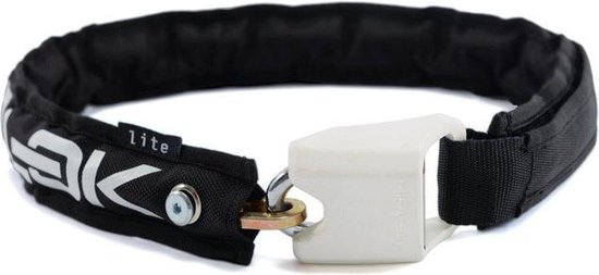 Hiplok Lite Draagbaar Kettingslot 75 Cm Zwart/ - Wit