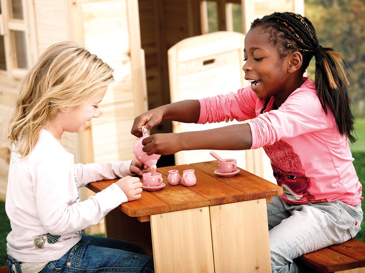 axi picknicktafel ZidZed 45 x 80 x 45 cm blank - Bruin