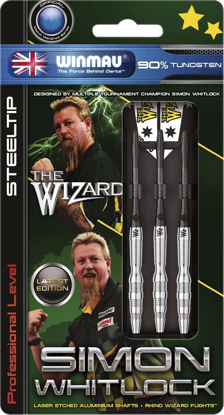 Winmau Simon Whitlock Steeltip Dartpijlen 22gr