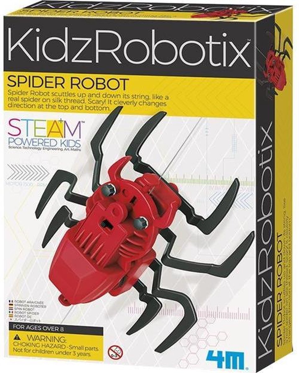4M Kidzlabs Robotspin 24 Cm - Rood