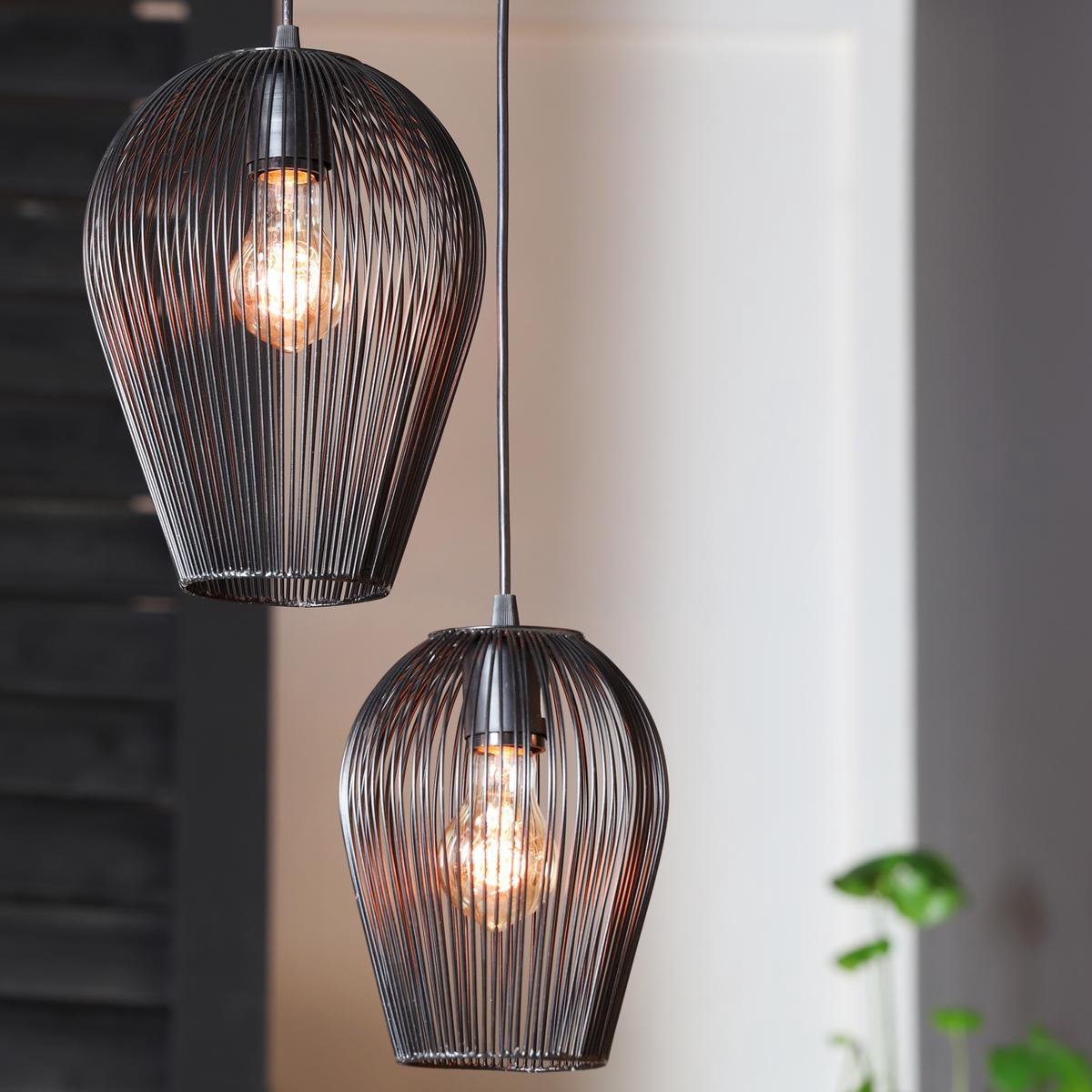 Light & Living Abby Hanglamp - Zwart