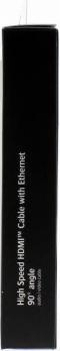 Avinity Hdmi Kabel Met Ethernet 90°conn - Zwart