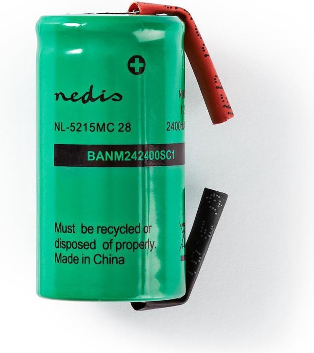 Nedis Oplaadbare Nimh-batterij - Banm242400sc1 - - Groen