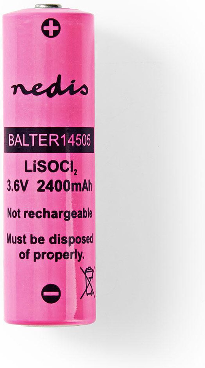 Nedis Lithiumthionylchloride-batterij Er14505 - Balter14505 - - Roze