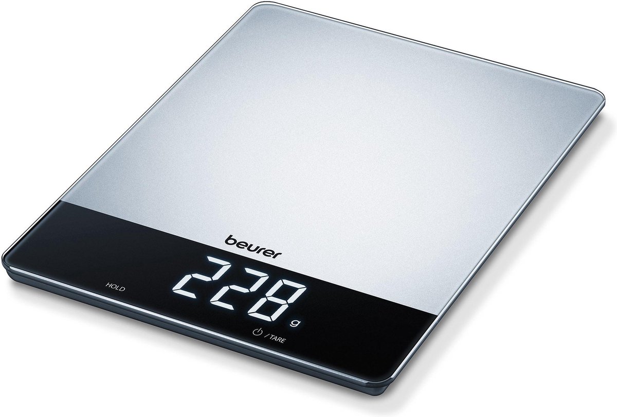 Beurer Ks34 - Keukenweegschaal Xl - 15kg - Incl Batterijen - Rvs