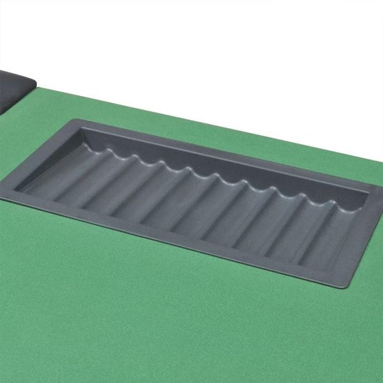 Vidaxl Pokertafel Voor 10 Personen Met Dealervak En Fichebak - Groen