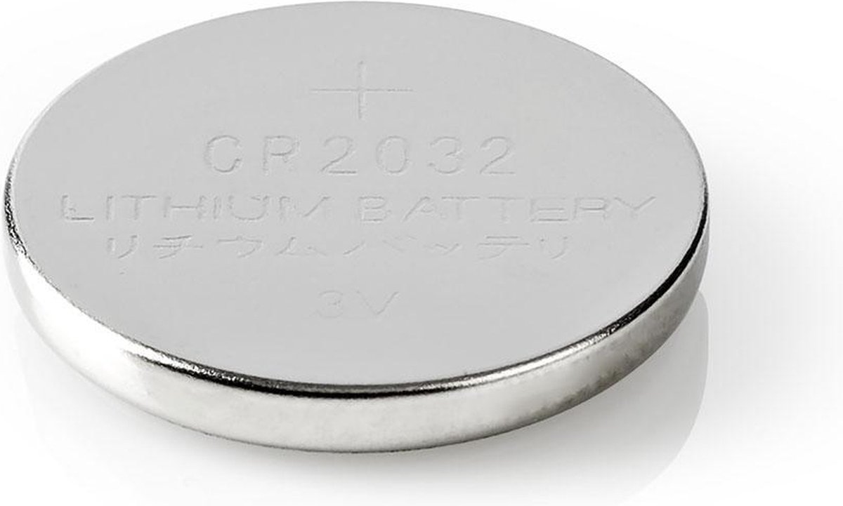 Nedis Lithium-knoopcelbatterij Cr2032 - Balcr20325bl - Zilver