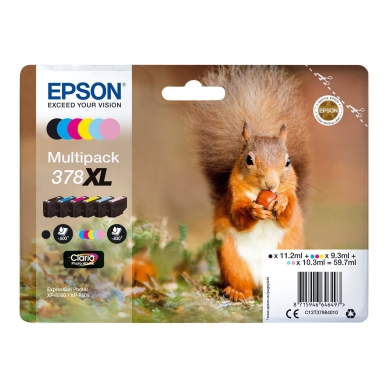 Epson Epson T3798 Bläckpatron MultiPack XL Bk,C,M,Y,LC,LM T3798 Replace: N/A