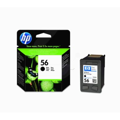 HP HP 56 Inktcartridge zwart, 520 pagina's C6656A Replace: N/A