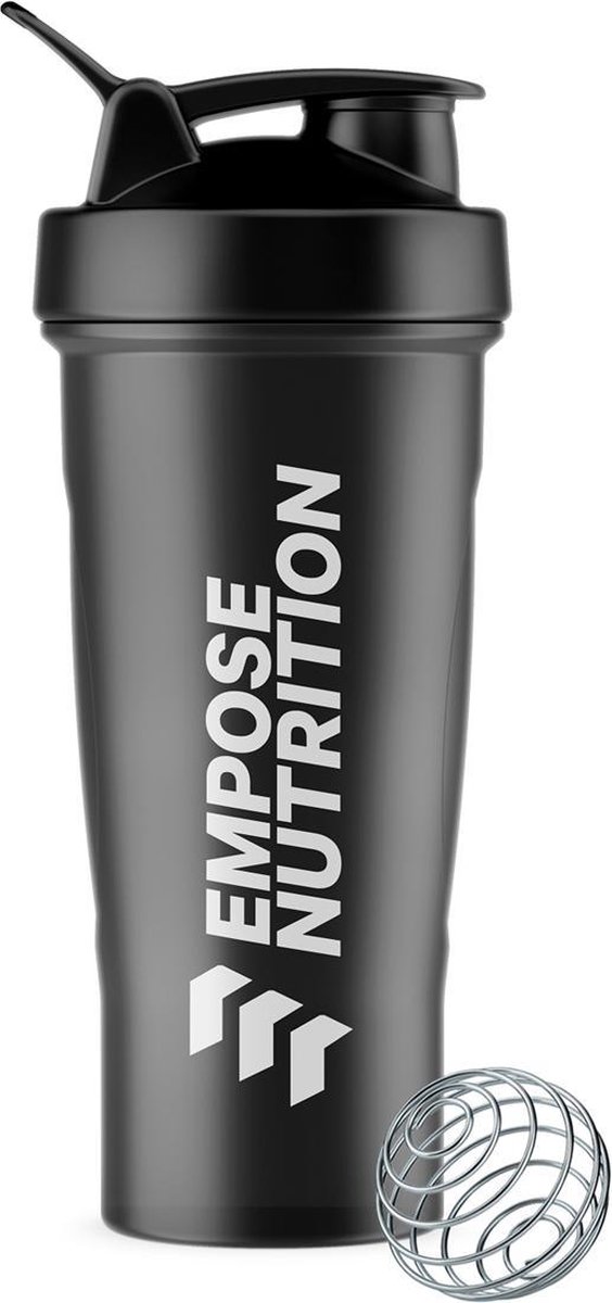 Empose Nutrition Shake Beker - 600 Ml - Black